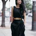 INR 3600,  Shop Boxy Crop Top In Black &ndash; Effortless Everyday Style