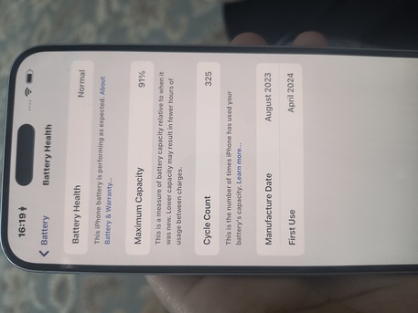 Riyadh, Mobile Phones, SAR 2499,  Iphone 15 Plus 128gb 91% Battery Health