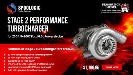 Los Angeles, Auto Parts, USD 1199,  Spoologic Stage 2 Turbocharger For Ford 6.0L Powerstroke Trucks