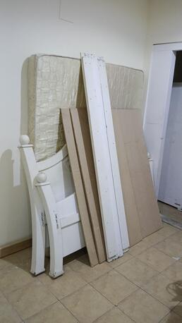 Manama, Household Items, BHD 15,  Bed With Mattress For Sale ( Urgent Sale )