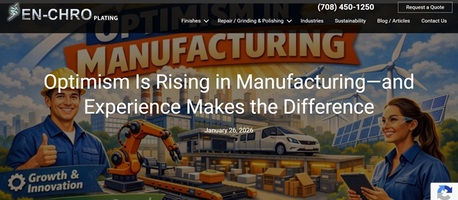 Dallas, Industrial Machinery, USD 500,  Optimism Is Rising In Manufacturing&mdash;and Experience Makes The Difference