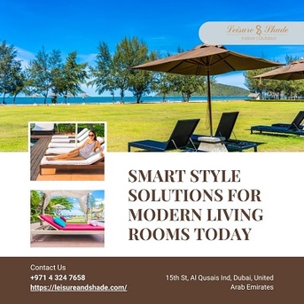Dubai, Interior Design, Smart Style Solutions For Modern Living Rooms Today