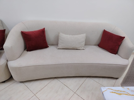 Riyadh, Furniture, SAR 450,  Sofa Set (3+1+1) Great Condition