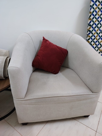 Riyadh, Furniture, SAR 450,  Sofa Set (3+1+1) Great Condition