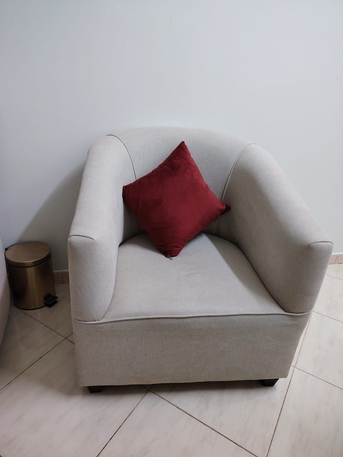 Riyadh, Furniture, SAR 450,  Sofa Set (3+1+1) Great Condition