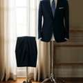 INR 10000,  Elegant Navy Blue Men&rsquo;s Suit | Premium Tailored Formal Wear By Styleoxa