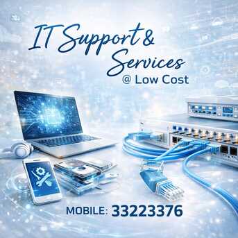 Manama, Computer, IT Support & Service @ Low Cost