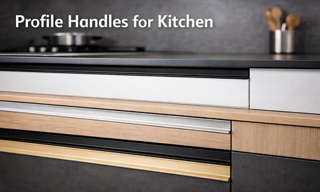 Ahmedabad, Furniture, Modern Profile Handles For Kitchen | Sleek Aluminium Style