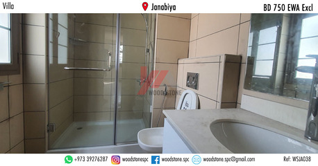 Janabiya, Villas, BHD 750,  220 Sq. Meter,  Semi-furnished 4 Bedroom Villa, Janabiya - BD 750 Excl WSJA038