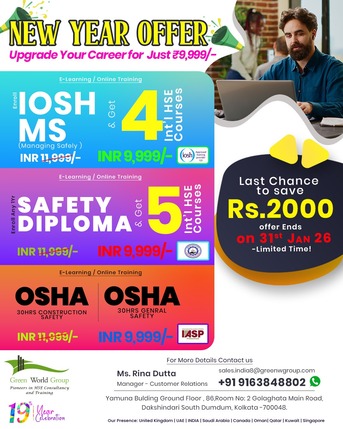Kolkata, Lessons Offered, Safety Courses In Kolkata | Green World Group