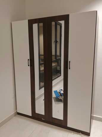 Jeddah, Furniture, SAR 600,  4-Door Wardrobe &ndash; Spacious Storage With A Modern Look