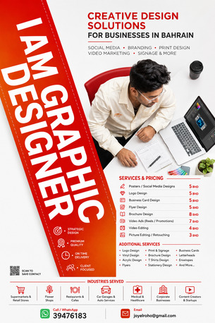 Riffa, Job Seekers, Freelance Graphic Design Creator