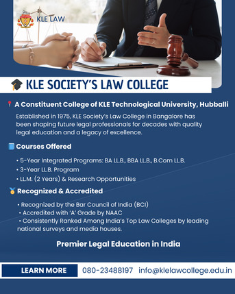 Bangalore, Education, KLE Society&rsquo;s Law College FAQs &ndash; Admission, Courses & Placements