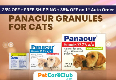 New York, Pet Supplies, USD 15,  Panacure Granules For Cats - 25% OFF + Free Shipping - PetCareClub