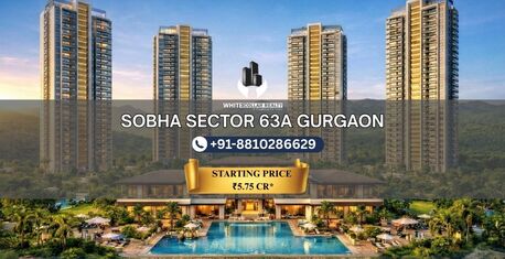 Gurgaon, Apartments/Houses, INR 57500000/year,  Studio,  2300 Sq. Feet,  Sobha Sector 63A Premium Luxury Apartments Master Plan