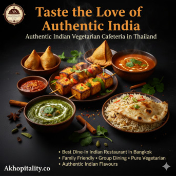 Bangkok, Restaurants, Authentic Vegetarian Indian Cafeteria In Thailand By AK Hospitality