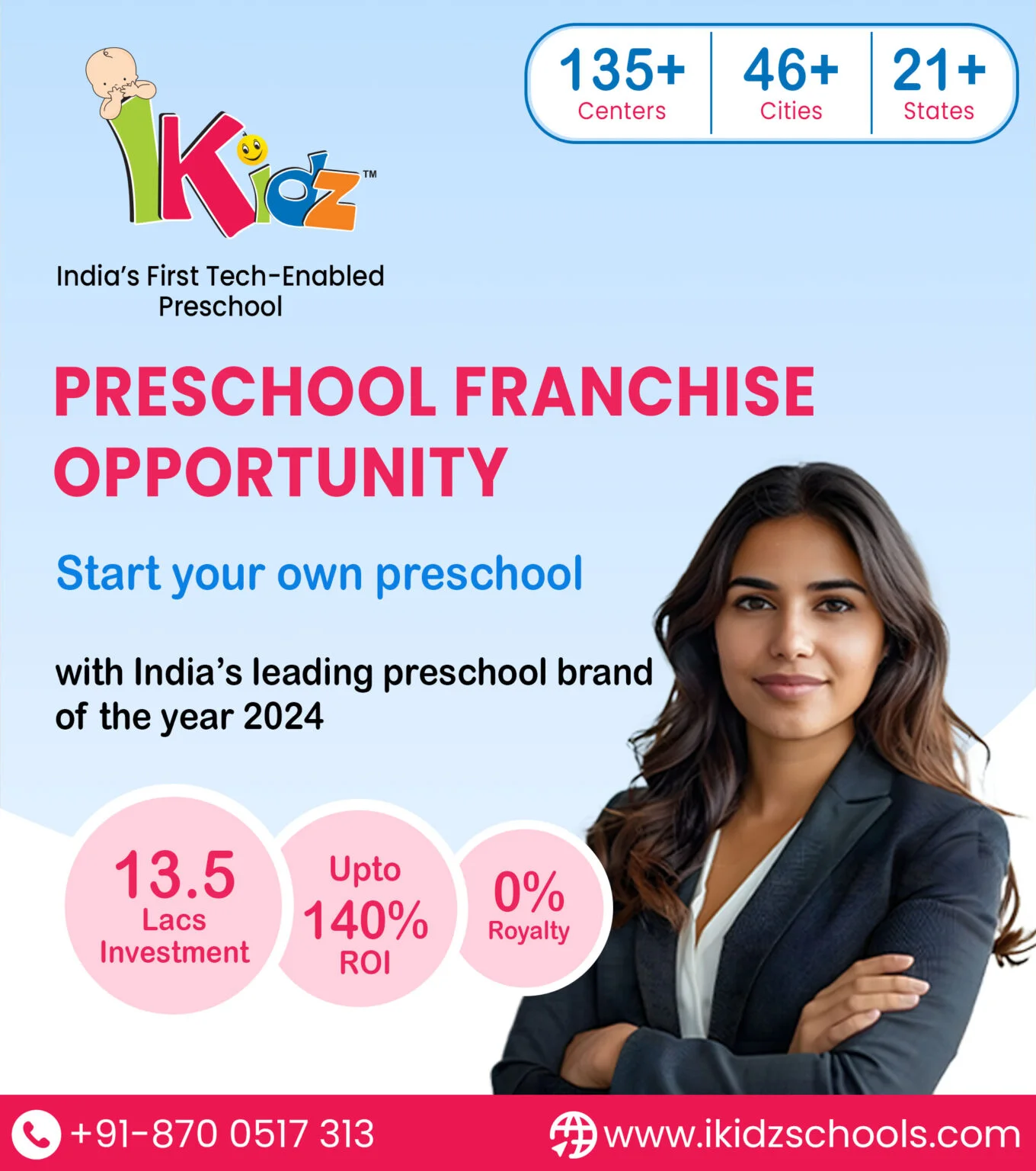 Ranchi, Business, Start Preschool Franchise In India With 0% Royalty | Call Now IKidz