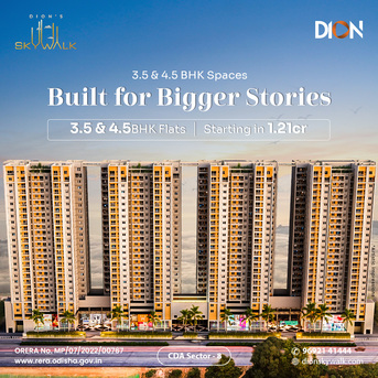Mumbai, Real Estate For Sale, INR 12600000,  4 BR,  2324 Sq. Feet,  Elite 4BHK Apartment In Cuttack Live Grand At Dion Skywalk