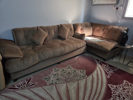 Hara, Furniture, SAR 1200,  Ultra-Comfort L-Shaped Sofa Set For Sale