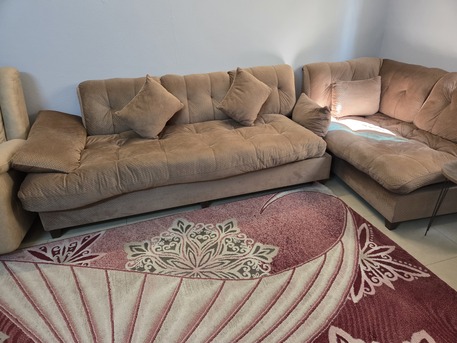 Hara, Furniture, SAR 1200,  Ultra-Comfort L-Shaped Sofa Set For Sale
