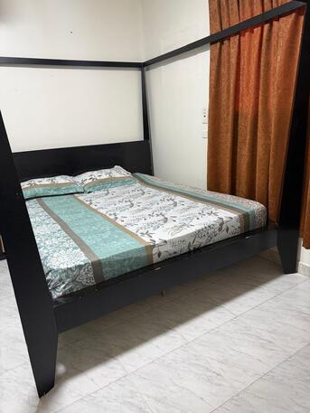 Al Muruj, Furniture, SAR 1000,  Pure Wooden Bed Set- King Size Bed, Cupboard, 2 Side Table One Dressing Table