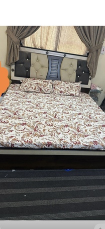 Hara, Furniture, SAR 400,  Double Bed With New Mattress Never Used Anddressing Table For Sale In Very Good Condition