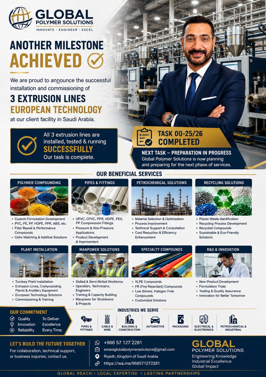 Islamabad, Job Seekers, > Professional Polymer Engineer Production And Product Development
