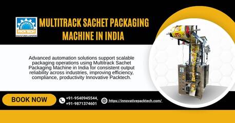 Noida, Industrial Machinery, Smart Multitrack Sachet Packaging Machine In India Line