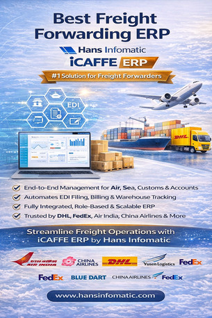 Mumbai, Logistics, ICAFFE &ndash; A Freight Forwarding ERP Built For The Logistics Industry