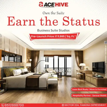 Mumbai, Housing Exchanges, INR 9236150/month,  Studio,  770 Sq. Meter,  ACE Hive Business Suites In Jewar Airport Investment Zone