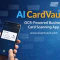 OCR-Powered Business Card Scanning App For Instant Contact Digitization