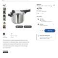 SAR 165,  Ikea Pressure Cooker On Sale..used Only Once