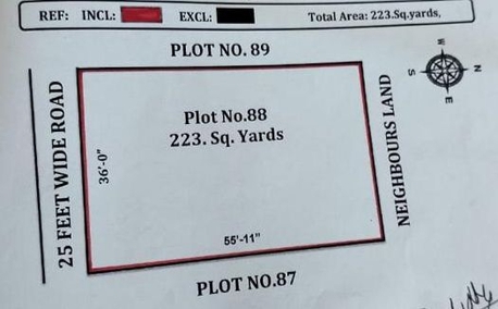 Hyderabad, Residential Plots, INR 3400000,  223 Sq. Yard,  Clear Tittle Residential Plot