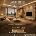 INR 9200000,  770 Sq. Feet,  ACE Hive &ndash; High-Demand Studio Apartments, Yamuna Expwy