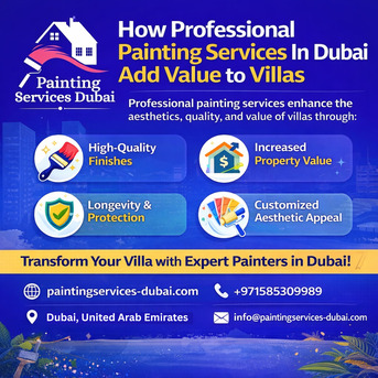 Dubai, Construction, How Professional Painting Services In Dubai Add Value To Villas