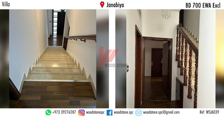 Janabiya, Villas, BHD 700,  220 Sq. Meter,  Semi-furnished 4 Bedroom Villa, Janabiya - BD 700 Excl WSJA039