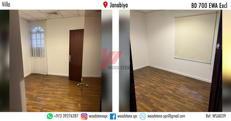 Janabiya, Villas, BHD 700,  220 Sq. Meter,  Semi-furnished 4 Bedroom Villa, Janabiya - BD 700 Excl WSJA039