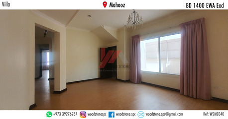 Mahooz, Villas, BHD 1400,  450 Sq. Meter,  Semi-furnished 5 Bedroom Villa, Mahooz - BD 1400 Excl WSMZ040
