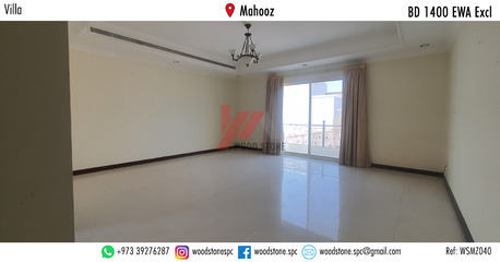 Mahooz, Villas, BHD 1400,  450 Sq. Meter,  Semi-furnished 5 Bedroom Villa, Mahooz - BD 1400 Excl WSMZ040