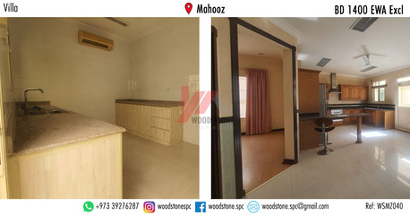 Mahooz, Villas, BHD 1400,  450 Sq. Meter,  Semi-furnished 5 Bedroom Villa, Mahooz - BD 1400 Excl WSMZ040