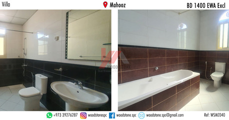 Mahooz, Villas, BHD 1400,  450 Sq. Meter,  Semi-furnished 5 Bedroom Villa, Mahooz - BD 1400 Excl WSMZ040