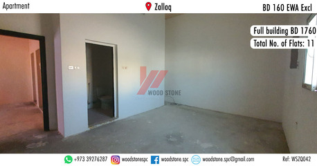 Manama, Apartments/Houses, BHD 160/month,  2 BR,  90 Sq. Meter,  Unfurnished 2 Bedroom Apartment, Zallaq - BD 160 Excl WSZQ042