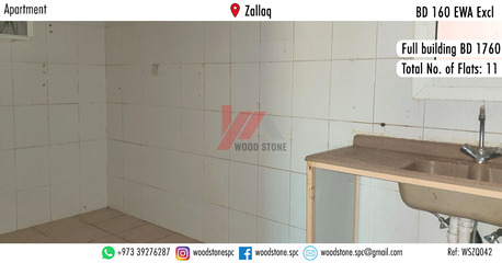 Manama, Apartments/Houses, BHD 160/month,  2 BR,  90 Sq. Meter,  Unfurnished 2 Bedroom Apartment, Zallaq - BD 160 Excl WSZQ042
