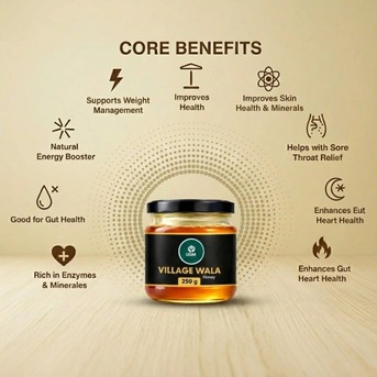 Mumbai, Food, INR 499, Village Wala Jungly Amrit Honey – 100% Pure Natural Forest Honey