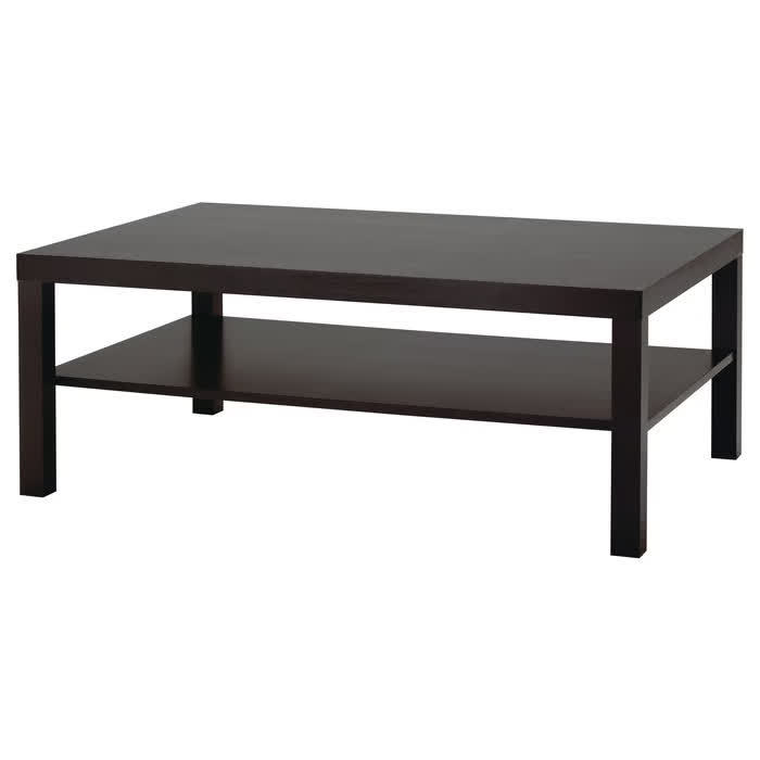 Khobar, Furniture, SAR 160,  Center Table From Ikea In Very Good Condition. Black-brown, 118x78 Cm