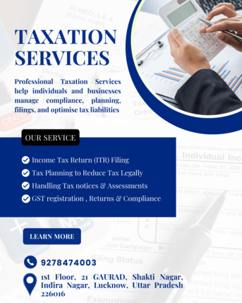 Lucknow, Accounting, Trusted Taxation Services For Individuals & Businesses