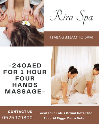 Dubai, Health, Rira Spa Offer 1/30/2026