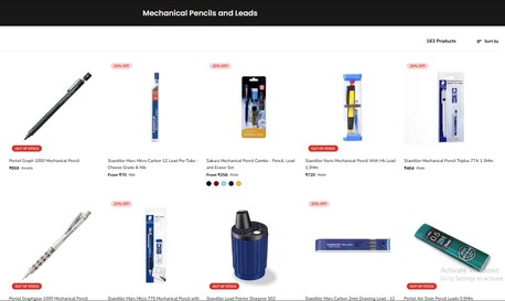 Mumbai, Materials, Get Reliable Mechanical Pencils & Leads From Canvazo For Long-Term Use