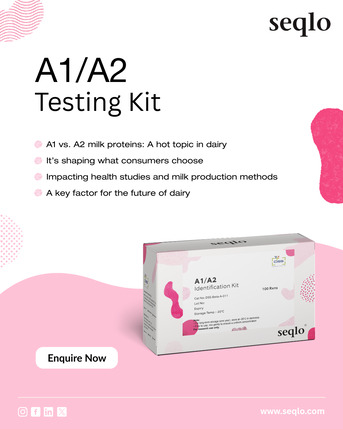 Mumbai, Food, A2 Testing Kit | A1 & A2 Milk Identification Kit By Seqlo