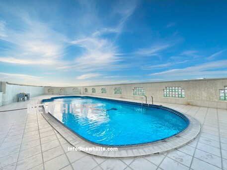 Salmiya, Apartments/Houses, KWD 800/month,  Studio,  Renovated Three-Bedroom Seaview Apartment For Rent In Salmiya